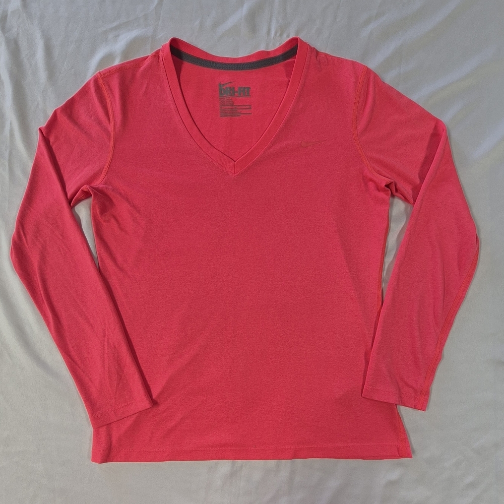 Nike Women's Long Sleeve Tee - Red